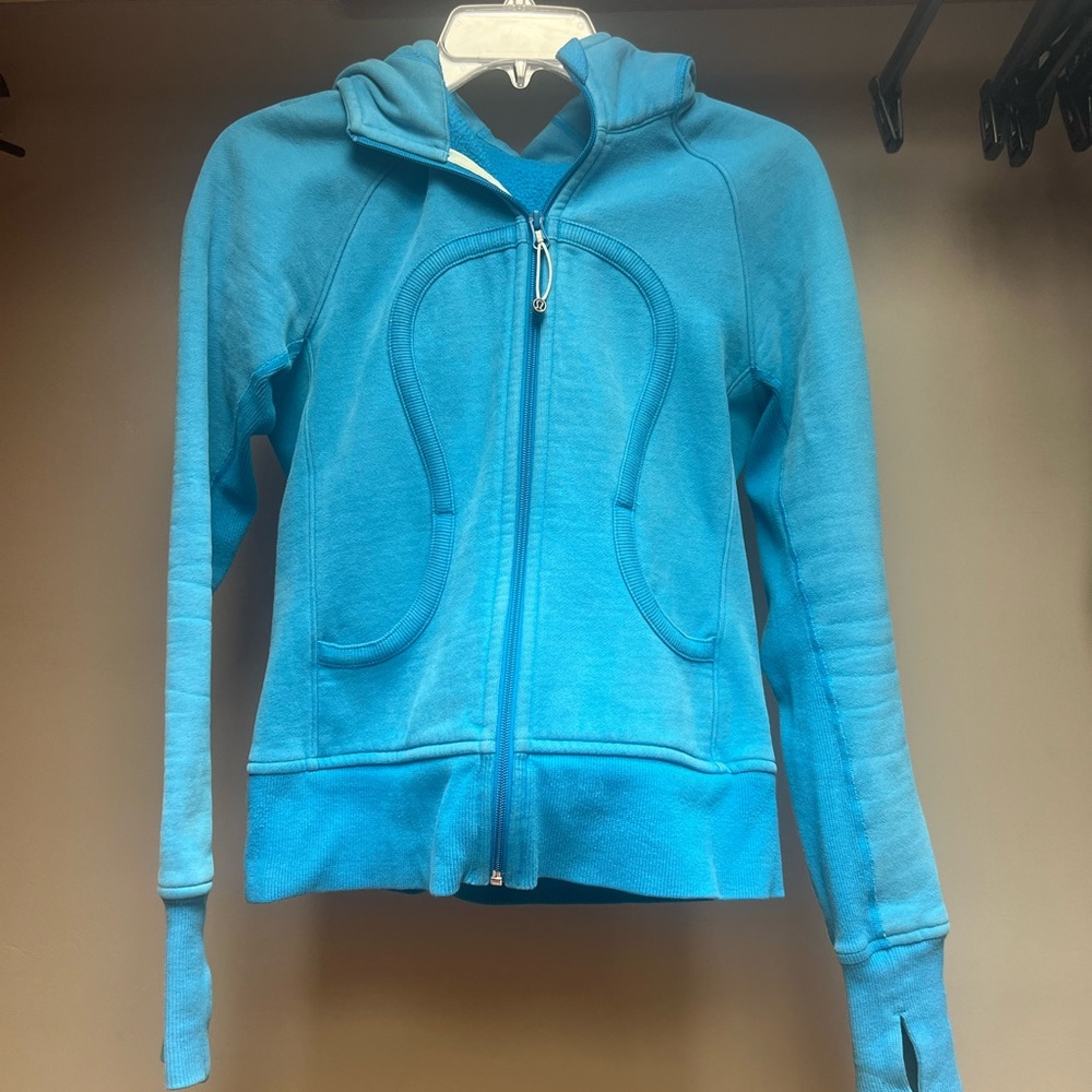Lululemon blue hoodie zip up